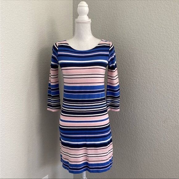 Lilly Pulitzer Bay Dress Paradise Pink Sz XXS - Picture 3 of 9